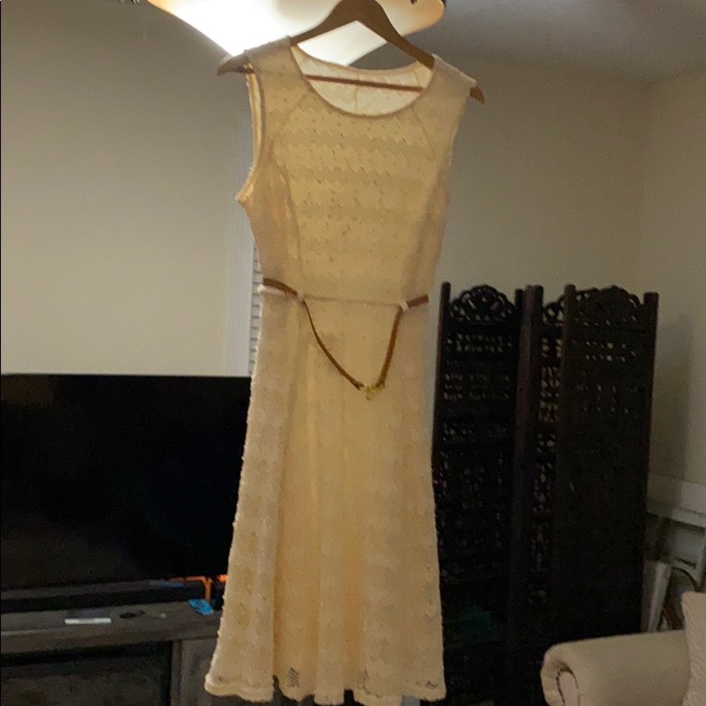 Cream dress
